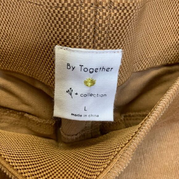 By Together Flare Corduroy Pull-on Pants Sable Brown Retro Large - Picture 6 of 13